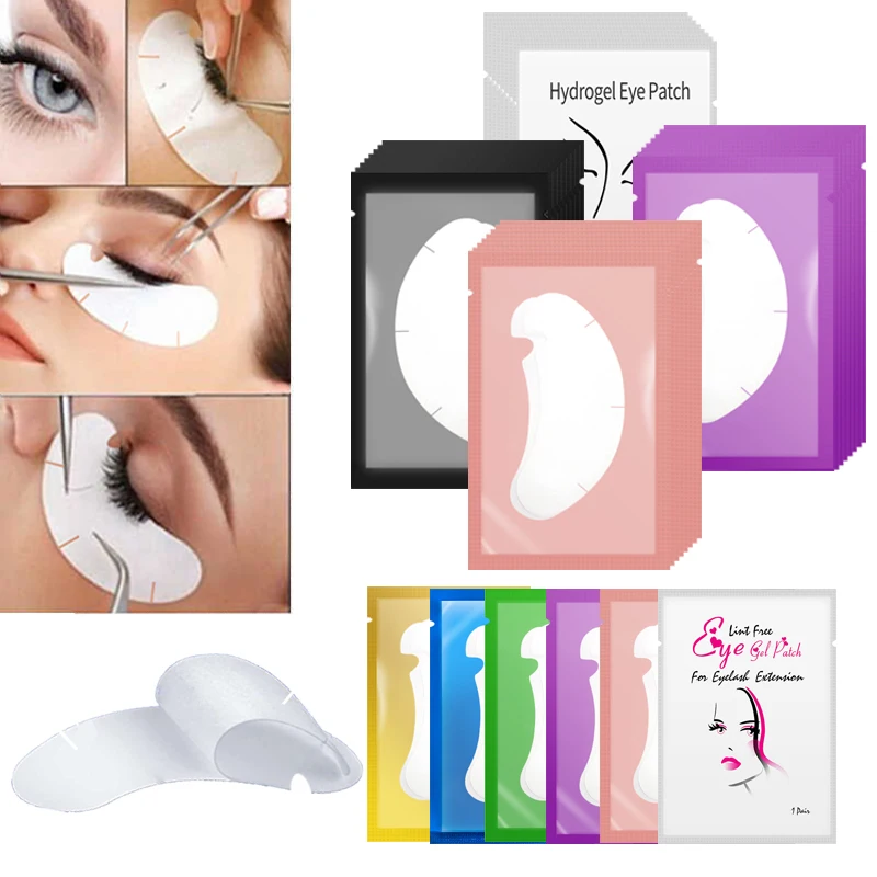 Eyelash Extension Glasses - 50/100 шт U-образные подушечки для ресниц,