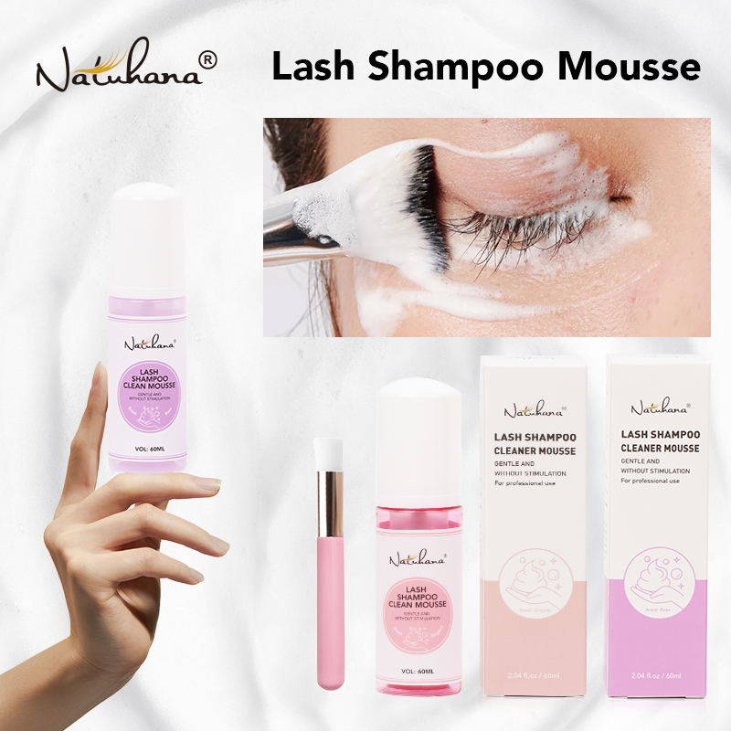 Eyelash Extension Glasses - Natuhana 60 мл шампунь для наращивания