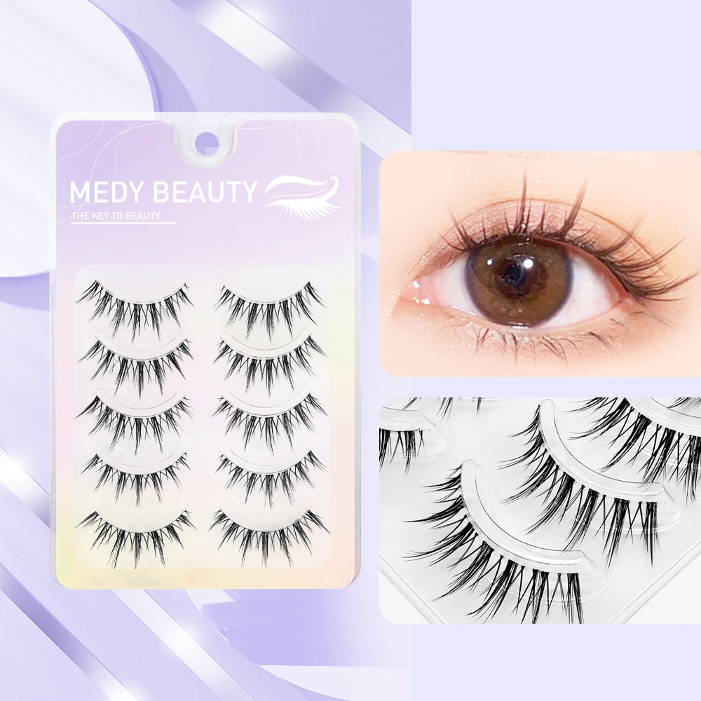Eyelash Extension Supernatural - Накладные ресницы MEDY, черные, 1 см-1.5