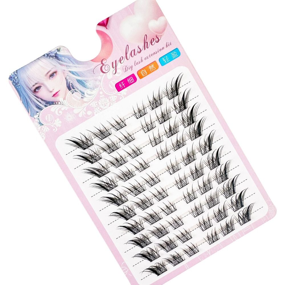 Женские красивые 3D кластеры к – обзор и цена Eyelash Extension Fox Eye