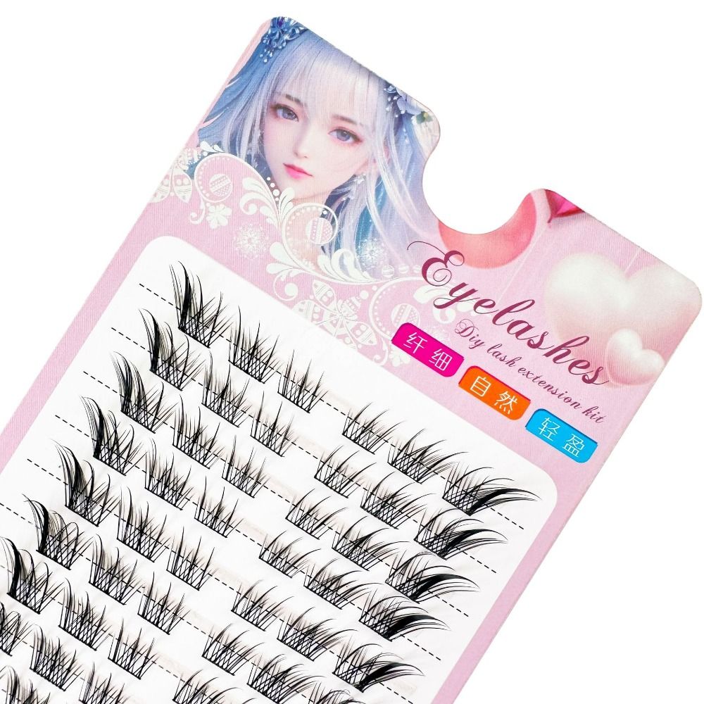 Женские красивые 3D кластеры к – обзор и цена Eyelash Extension Fox Eye